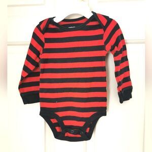 3/$15 Carter's long sleeve onesie size 12 m